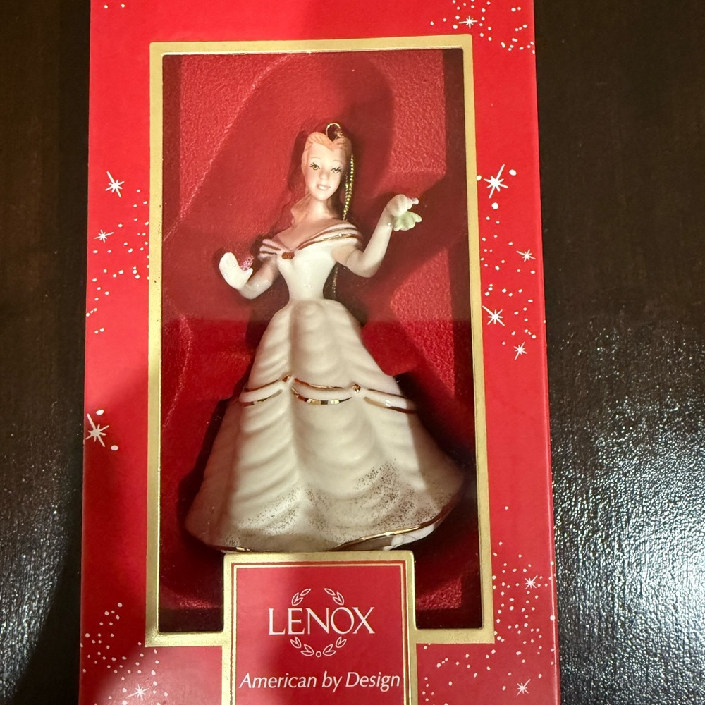 Lenox Disney Showcase Christmastime Belle Ornament